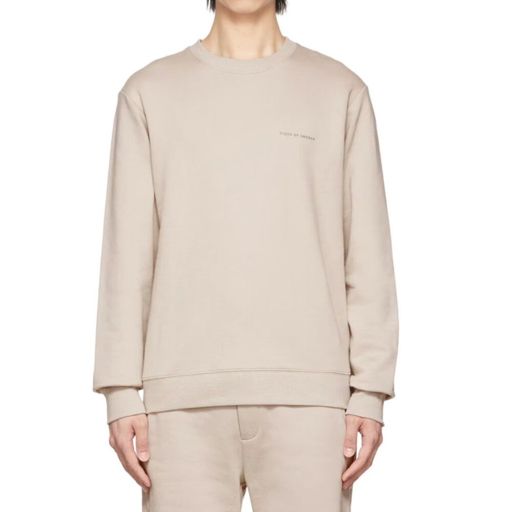 TIGER OF SWEDEN Taupe Emerson Sweatshirt size medium